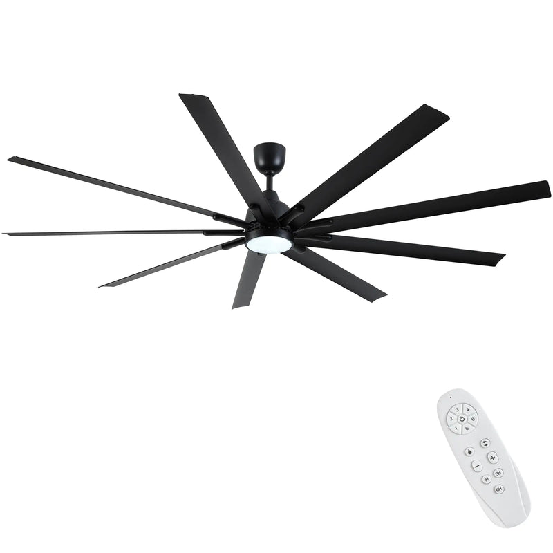 Metallic Black Ceiling Fan