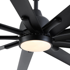 Metallic Black Ceiling Fan