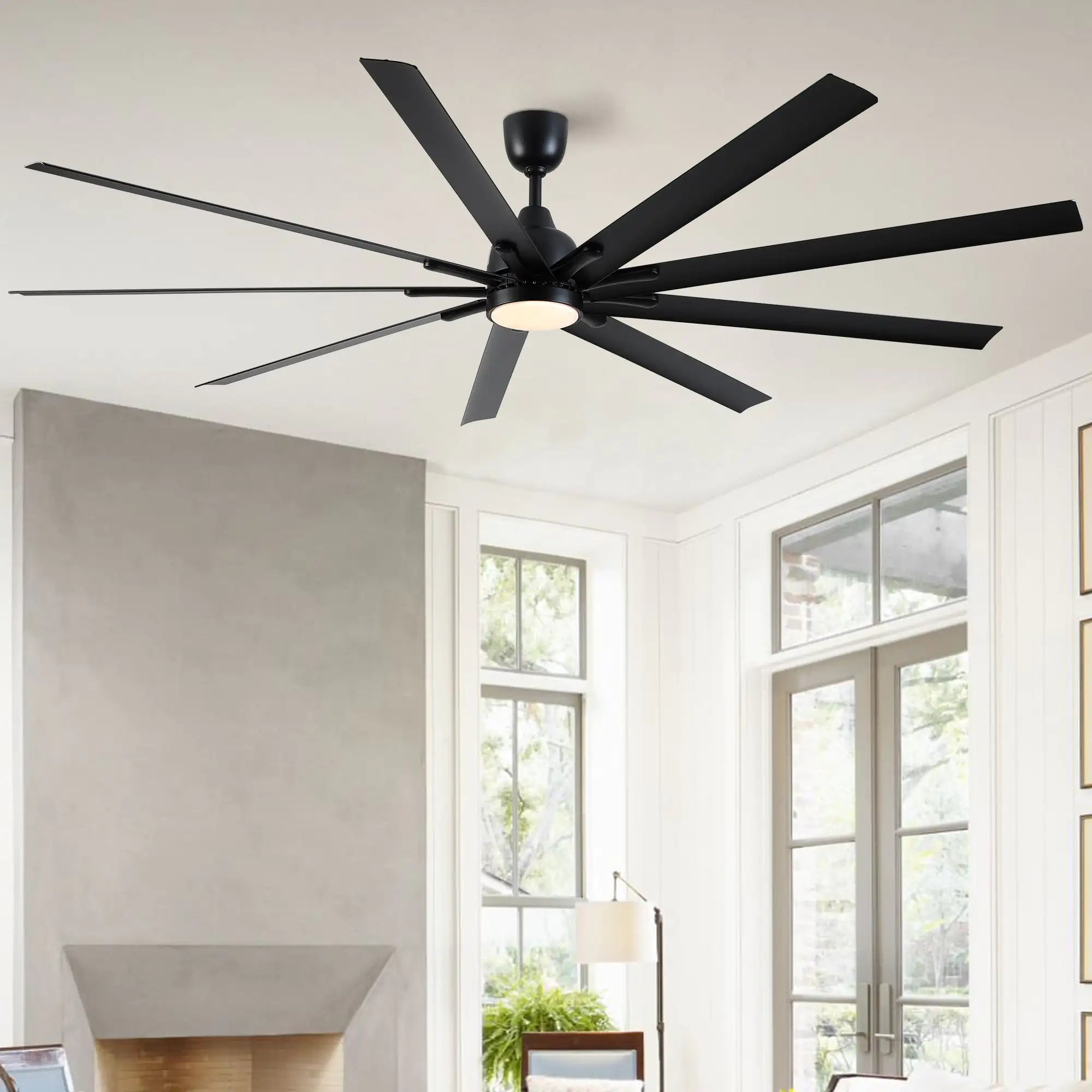Metallic Black Ceiling Fan